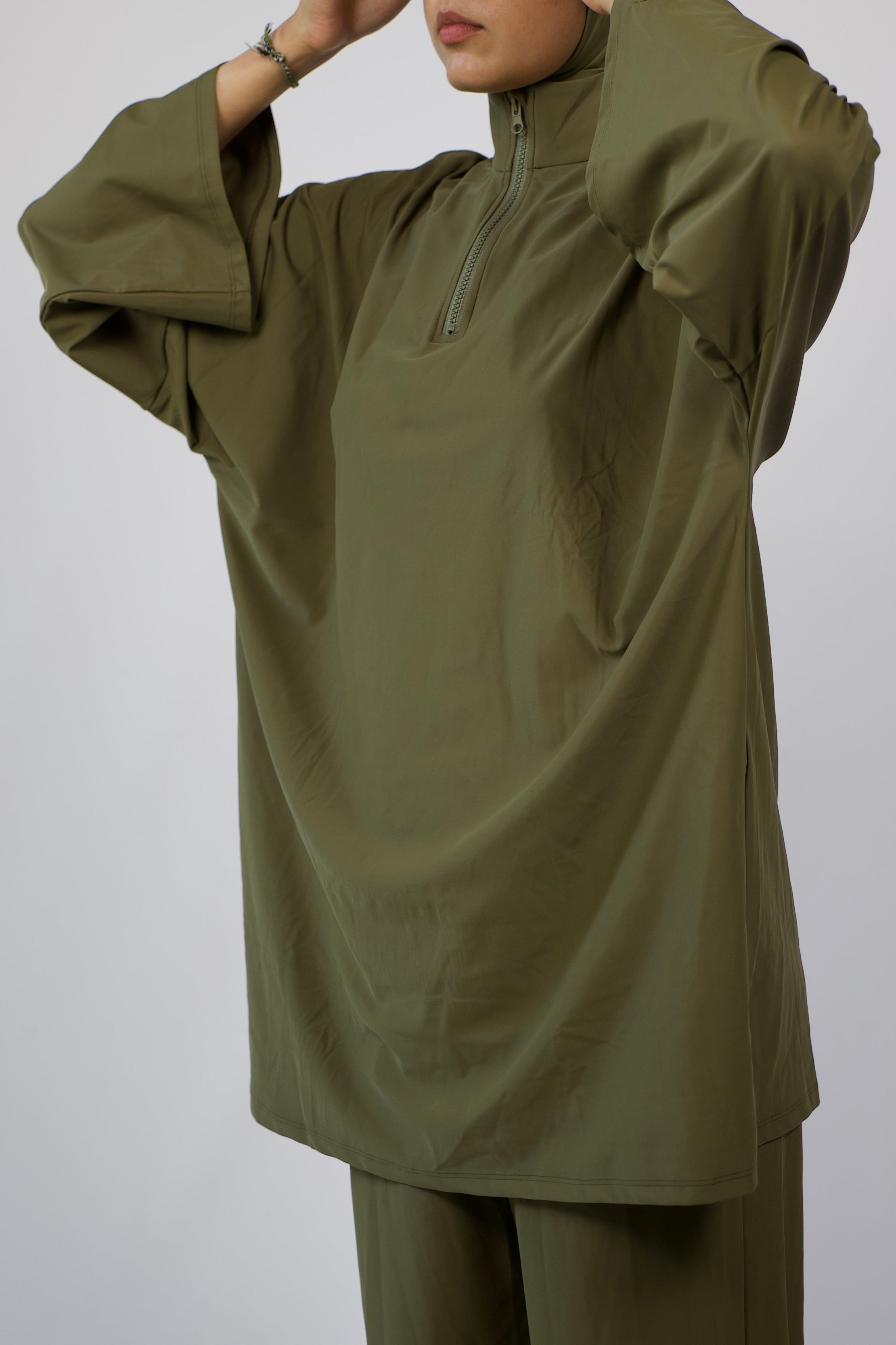 Women’s Full Coverage Modest Burkini Swimwear Set