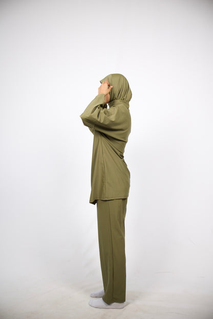 Women’s Full Coverage Modest Burkini Swimwear Set