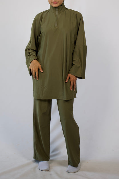 Women’s Full Coverage Modest Burkini Swimwear Set