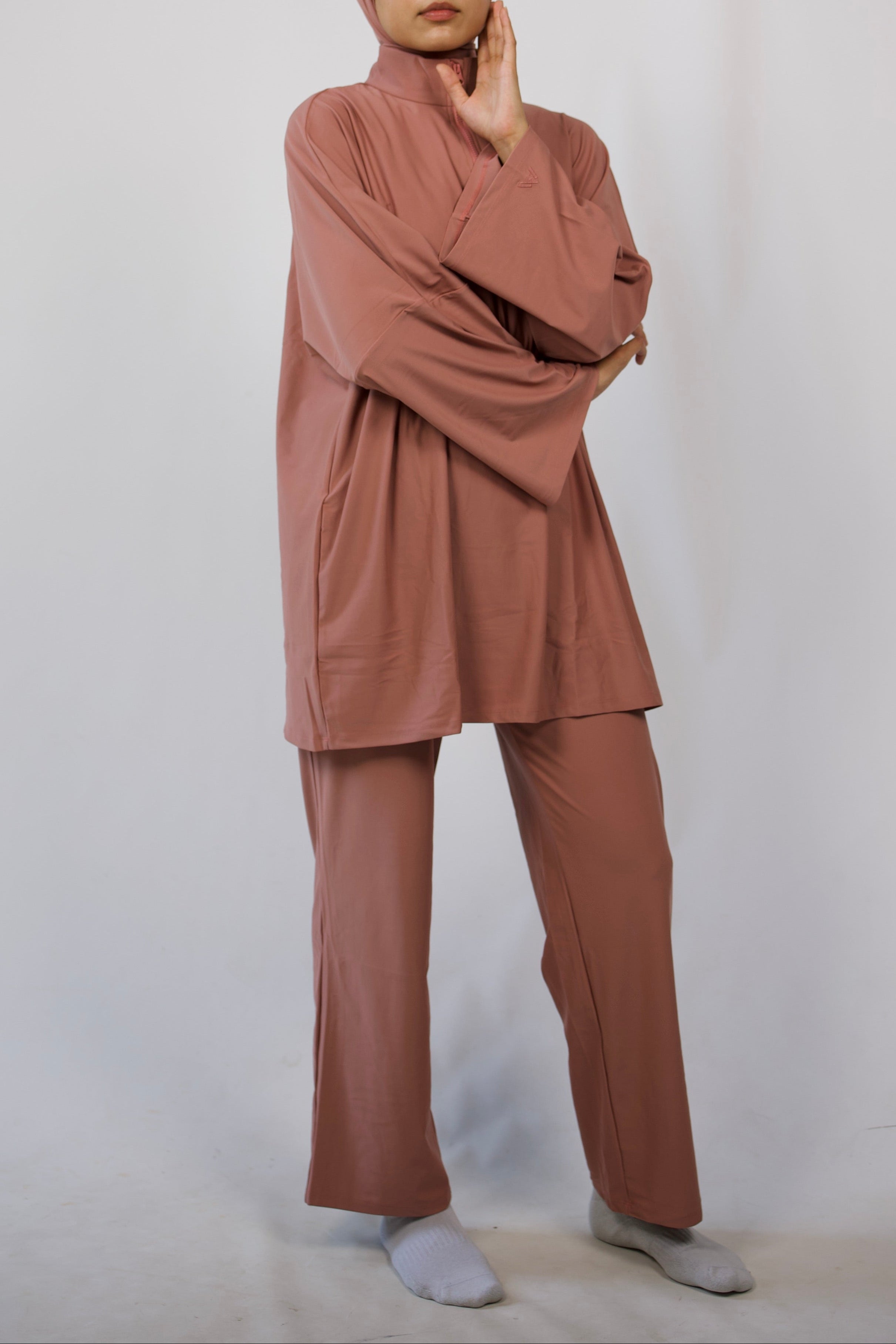 Women’s Full Coverage Modest Burkini Swimwear Set