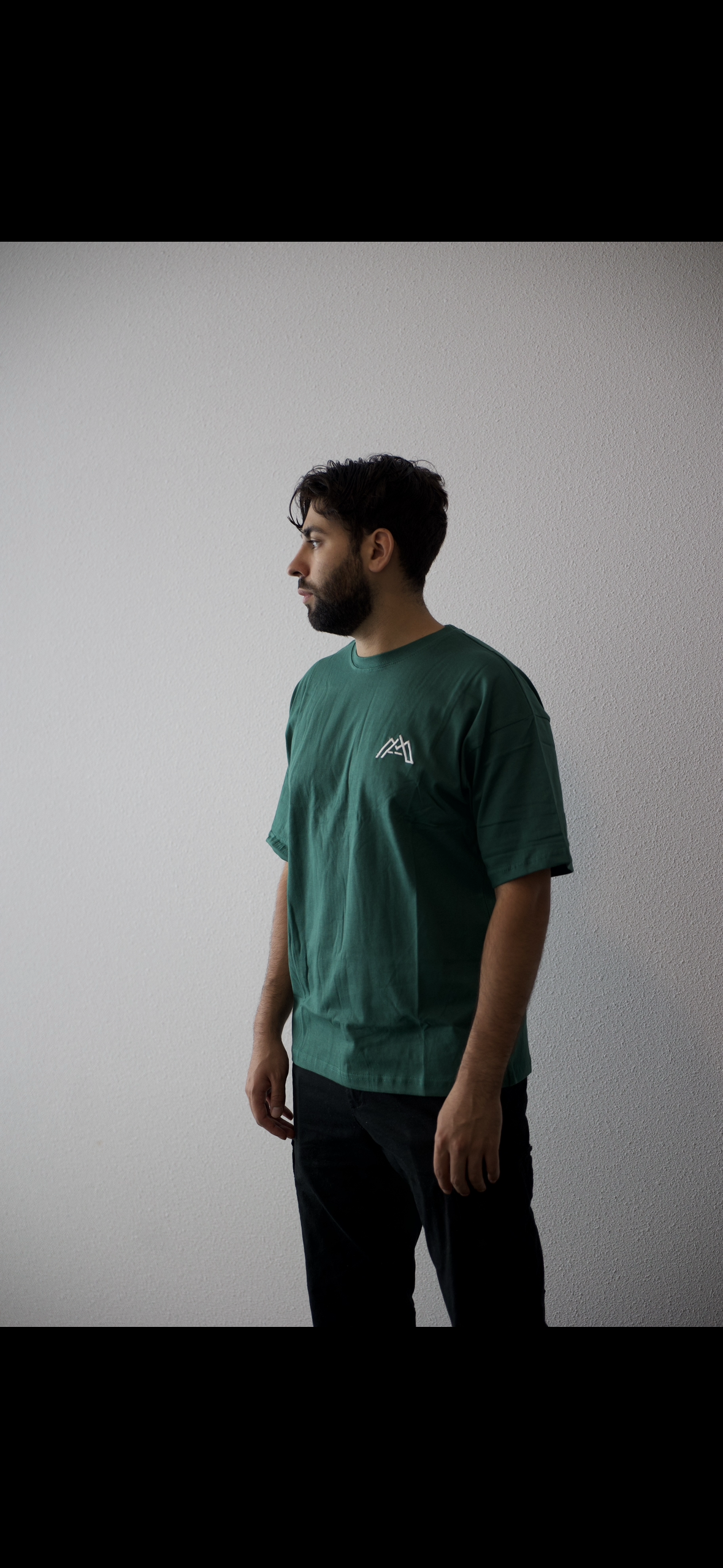 MyAwrah Cotton Oversized T-Shirt for Men