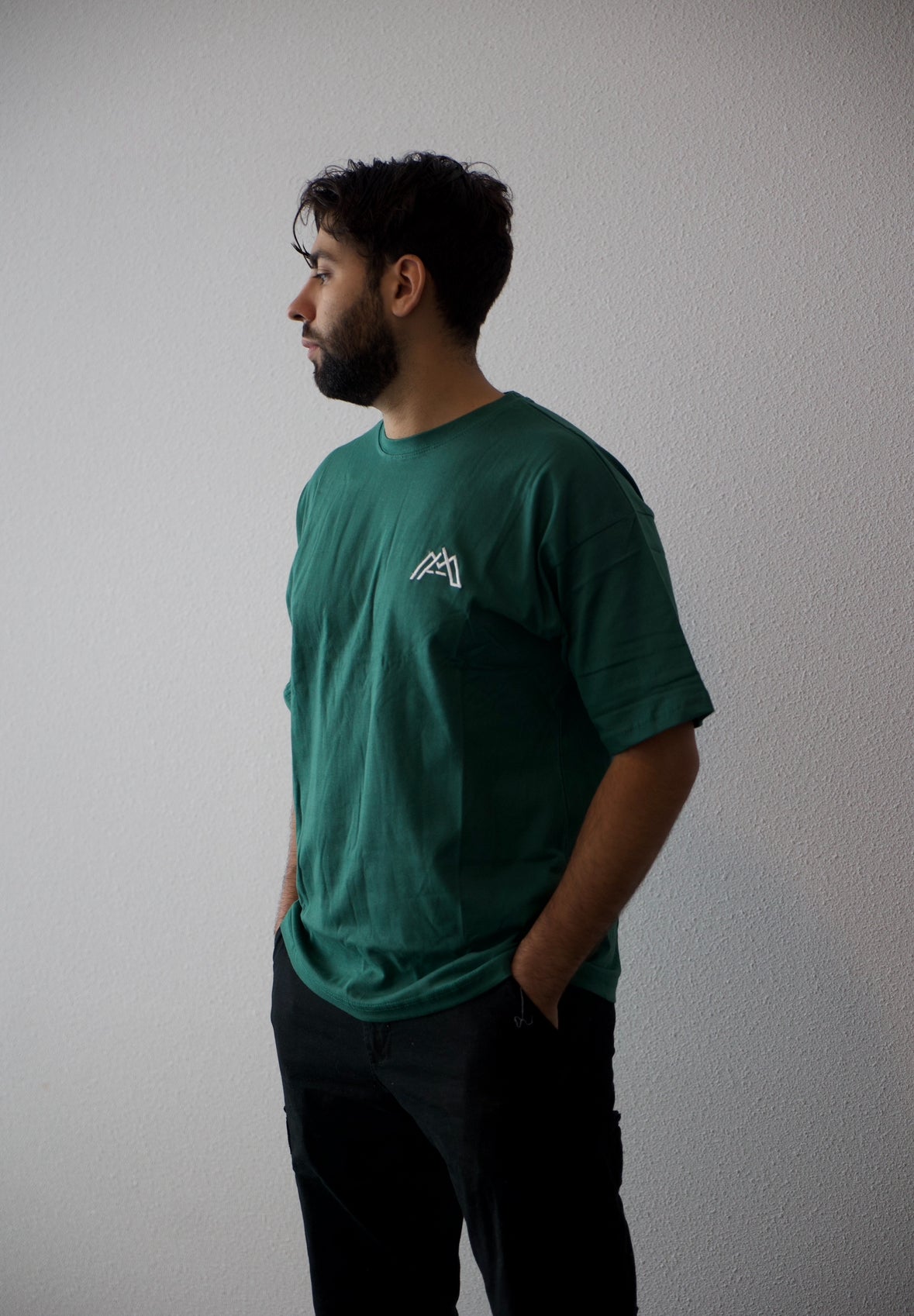 MyAwrah Cotton Oversized T-Shirt for Men