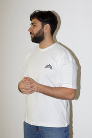 MyAwrah Cotton Oversized T-Shirt for Men WHITE